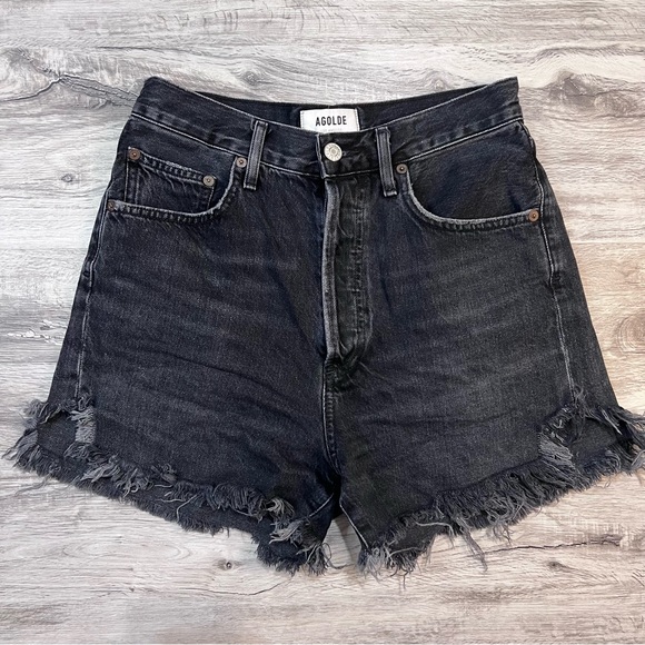 Agolde Pants - Black AGOLDE Dee Short Raw Hem Size 26